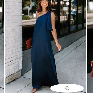 NEW Vici One Shoulder Maxi dress: size XS
